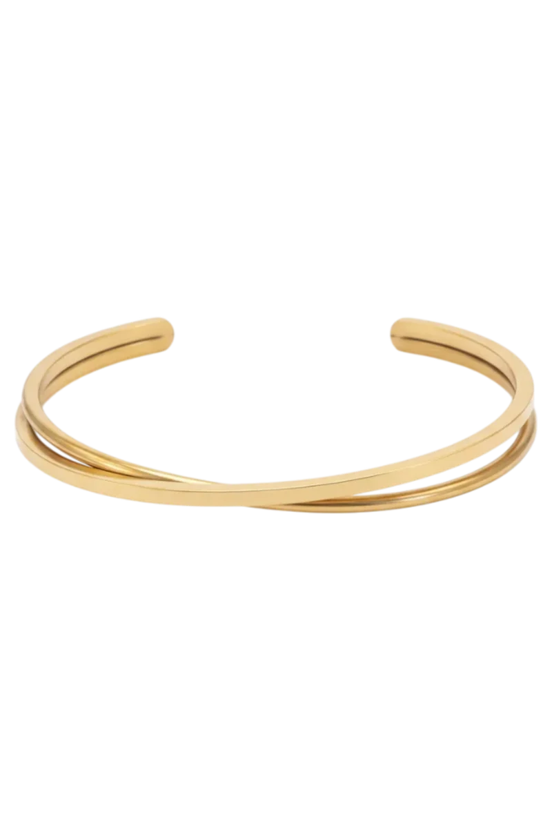Jane Kønig - Olympia Bangle OB-SS26-SS-G - Golden