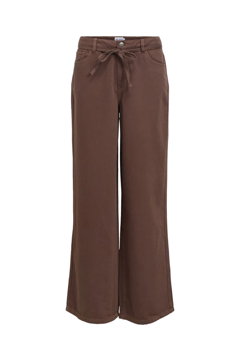 Object - Objrosie Wide Jeans - 5096864 Seal Brown