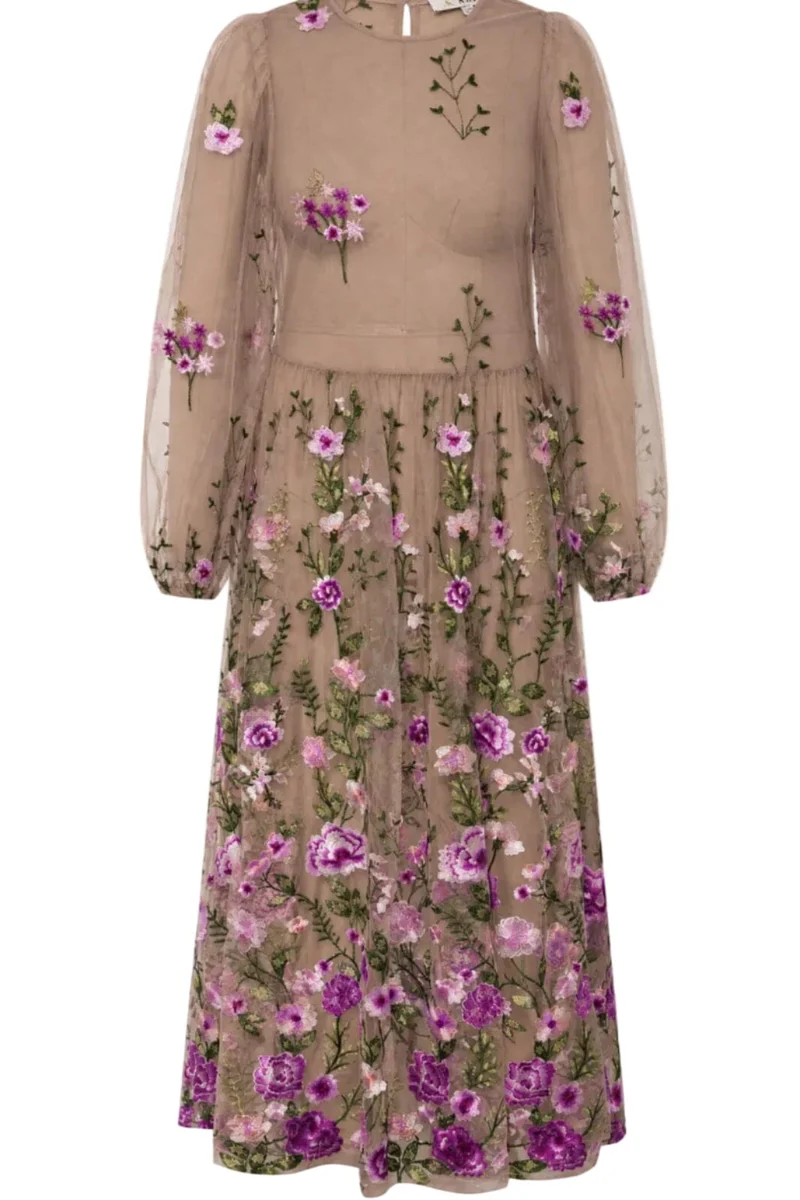 A-View - Fuschia Dress AV4614 - 866 - Almond/Orchid