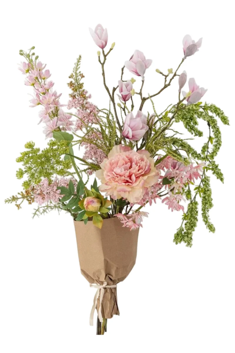 Bloomingville - Breeze Buket, Rosa, Kunstige Blomster 82072829 - Rose