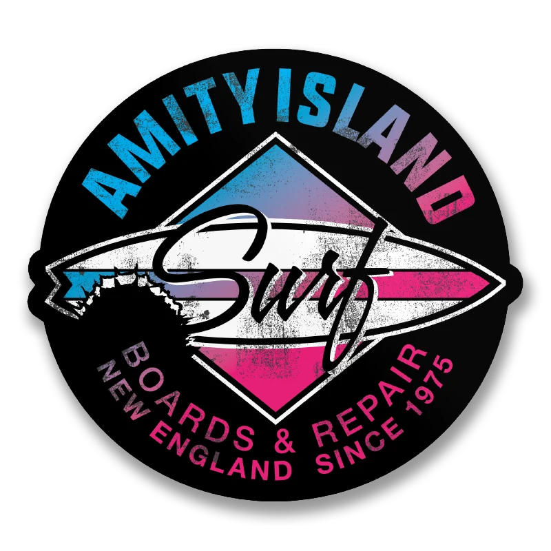 Amity Island Boards & Repairs Sticker