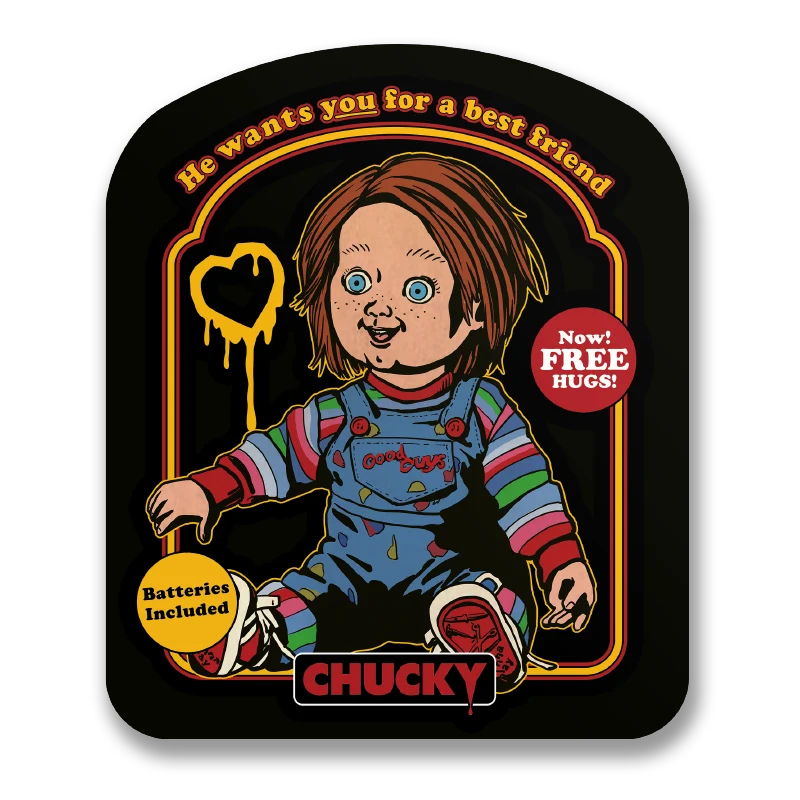 Chucky Toy Box Sticker
