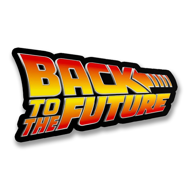 Back To The Future Logotype Sticker