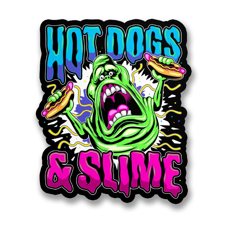 Hot Dogs & Slime Sticker