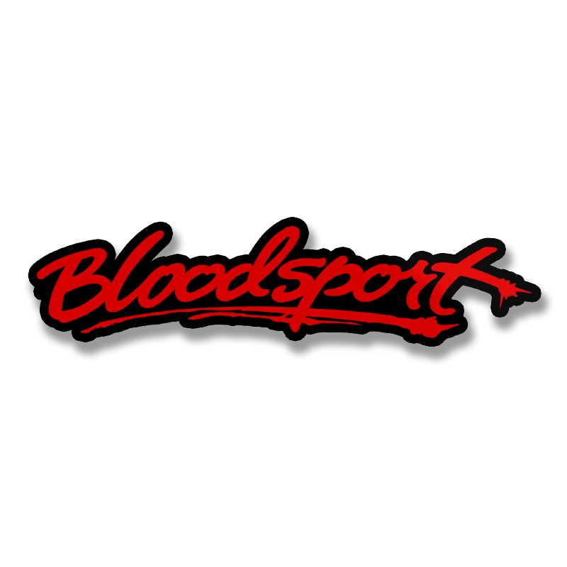 Bloodsport Logotype Sticker