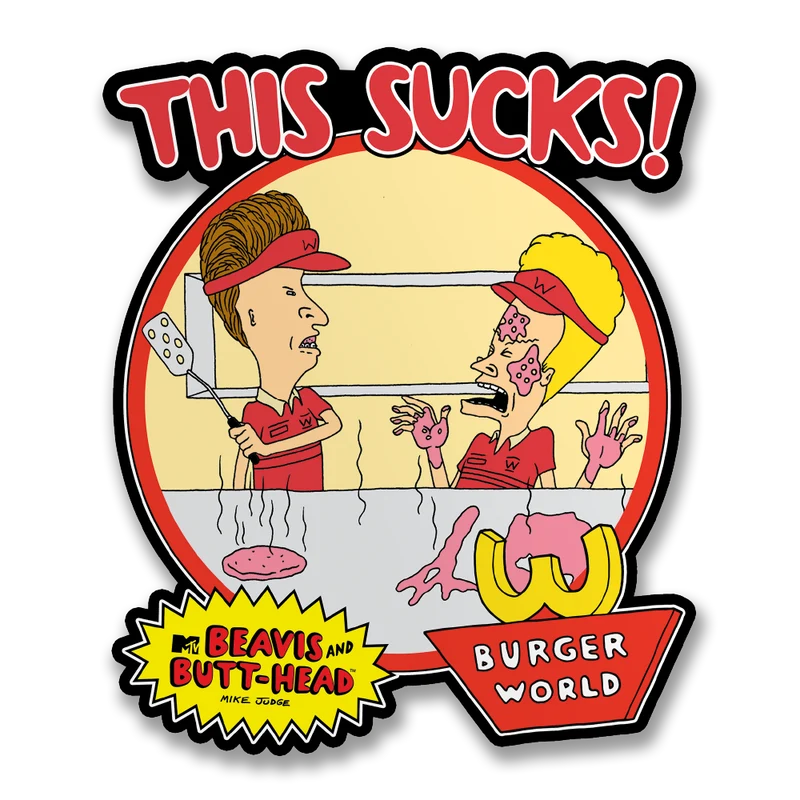 Beavis and Butt-Head - This Sucks Sticker