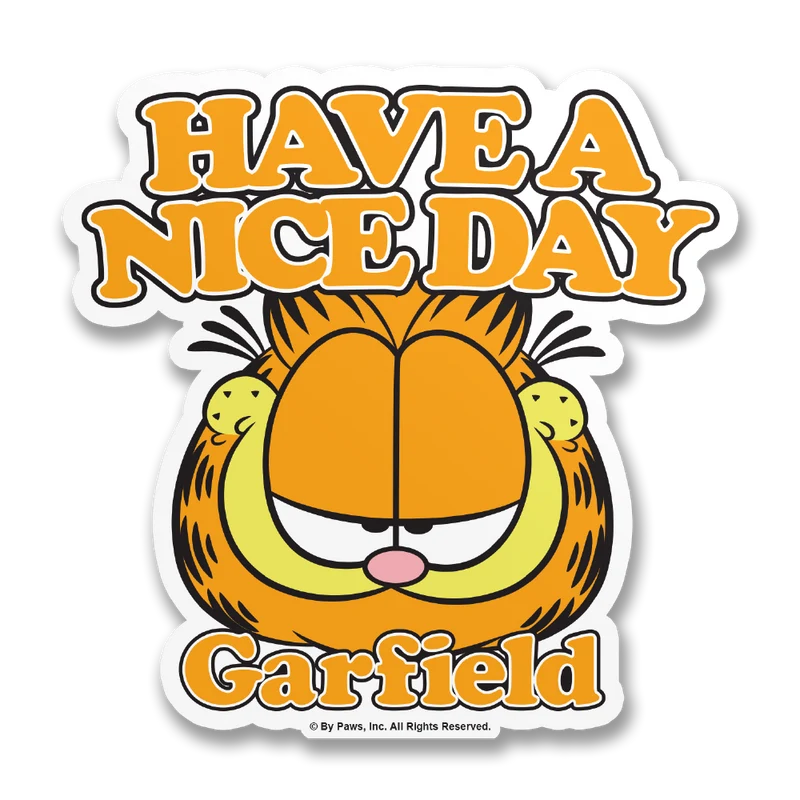 Garfield - Have A Nice Day Sticker