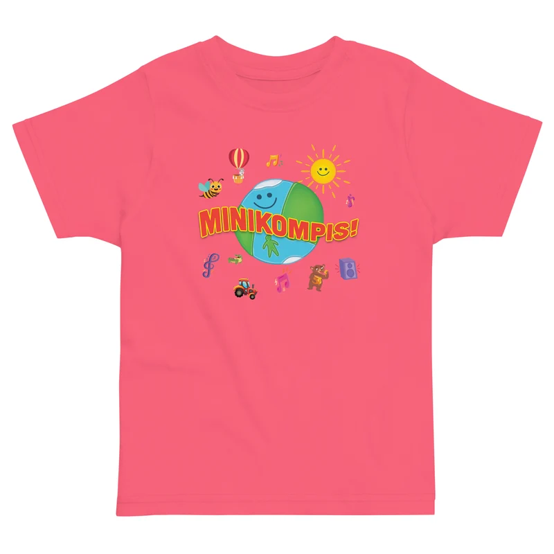 Barn T-shirt Minikompisarna! Ljusblå/Rosa