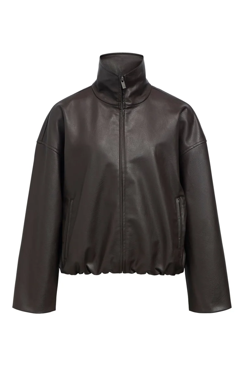 Object - Objliva L/S Bomber Jacket - 5158448 Seal Brown