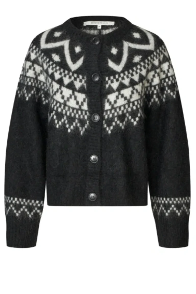 Second Female - Kalia Knit Cardigan 61252 - 8001 Black