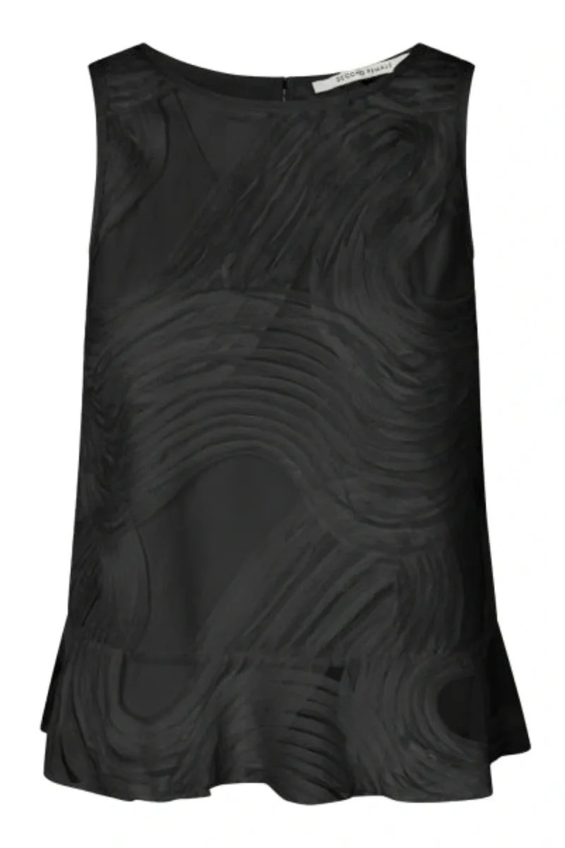 Second Female - Soalie Top 61088 - 8001 Black