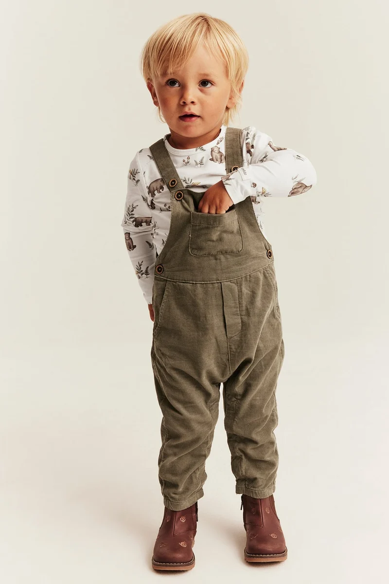 Baby full-patterned bodysuit