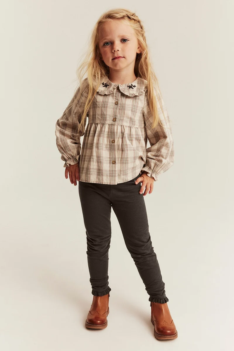 Kids brown leggings
