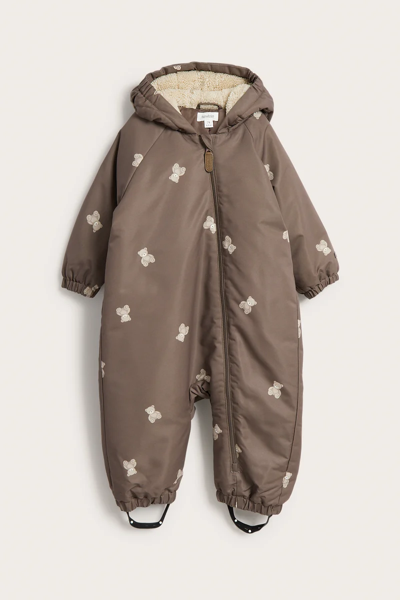 Baby brown pramsuit