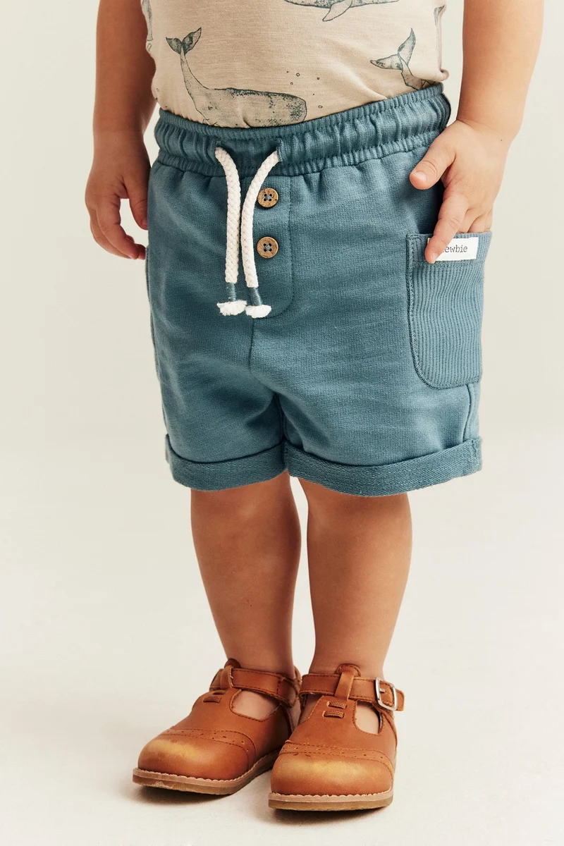 Baby blue tricot shorts