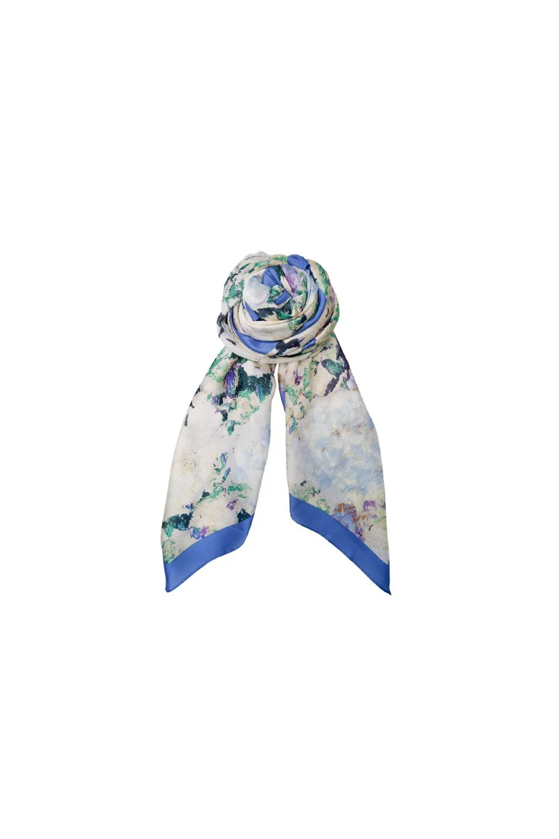 Black Colour - Bcrumi Satin Scarf 208330 - Blue