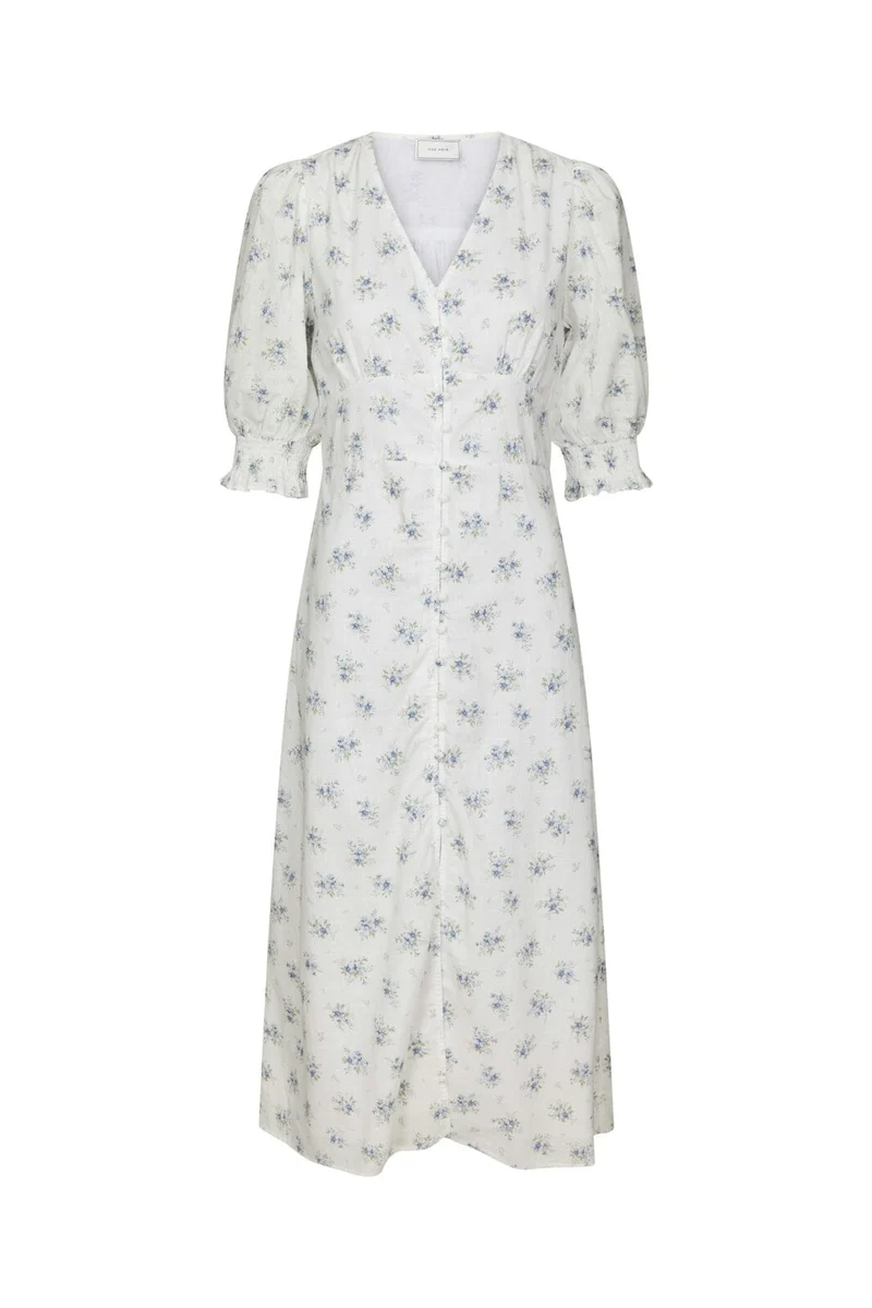 Neo Noir - Valley Flowing Dress 169387 - 145 - Light Blue