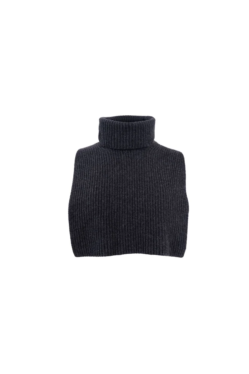 Black Colour - Bcknox Neckwarmer 8055 - Dk. Grey