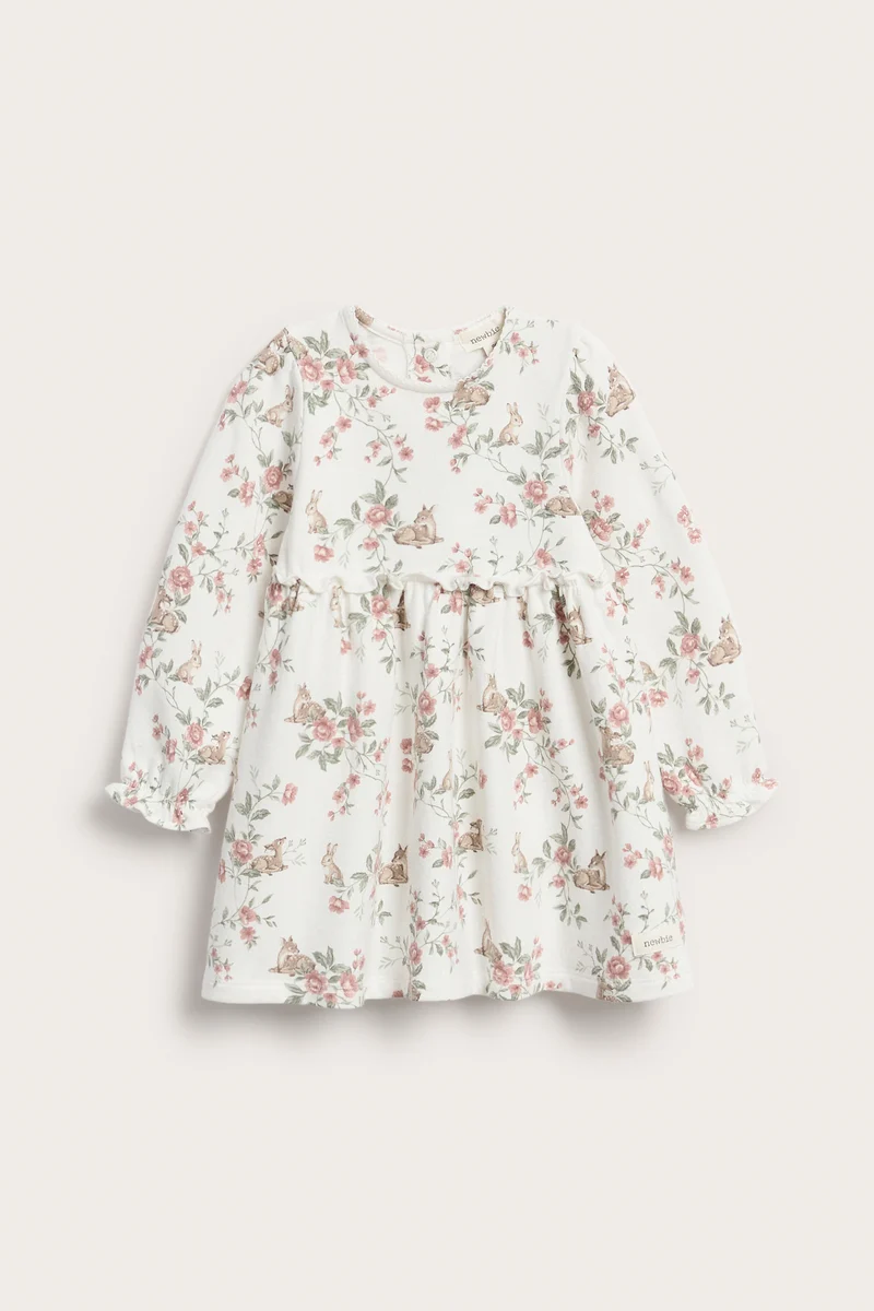 Baby floral jersey dress