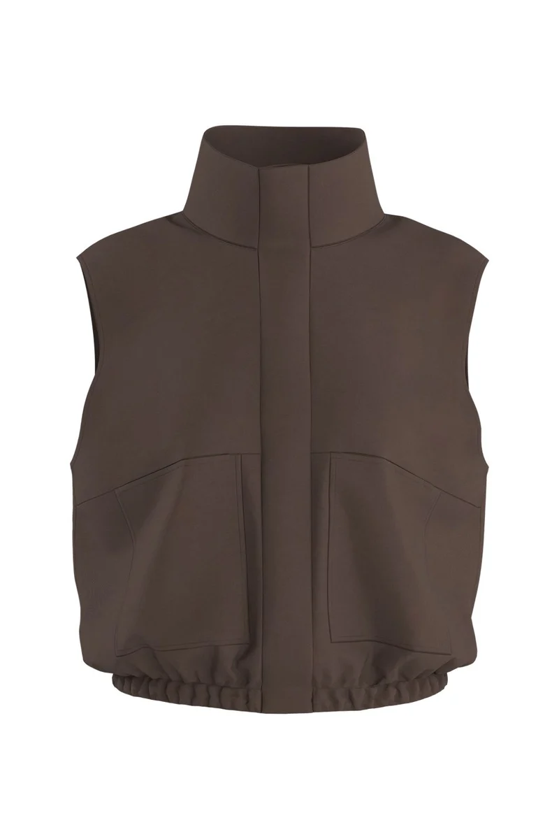Hypedrop - Hdsasha Sl High Collar Vest 32001018 - 5220713 - Delicioso