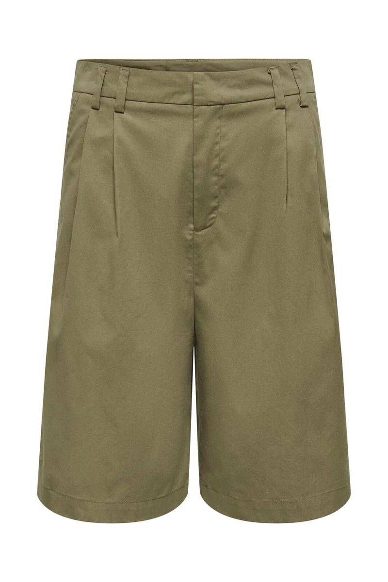 Only - Onlanny Baggy Bermuda Shorts - 5018667 Stone Gray
