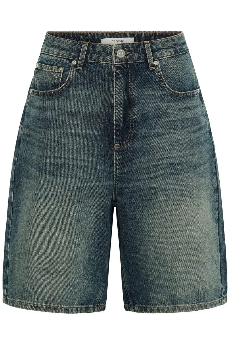 Gestuz - Gzsusara Shorts 10911343 - 109592 - Blue/Green Wash