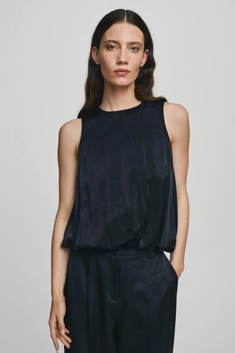 MSCH Copenhagen - Mschofelia Nicholina Sl Top 19465 - Black