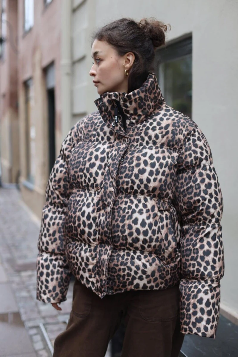 Cras - Valencia Puffer Jacket - Leo Tanned