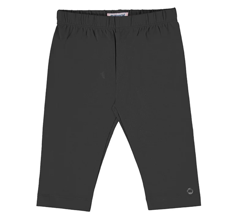 Mayoral Girls Cotton Stretch Black Capri