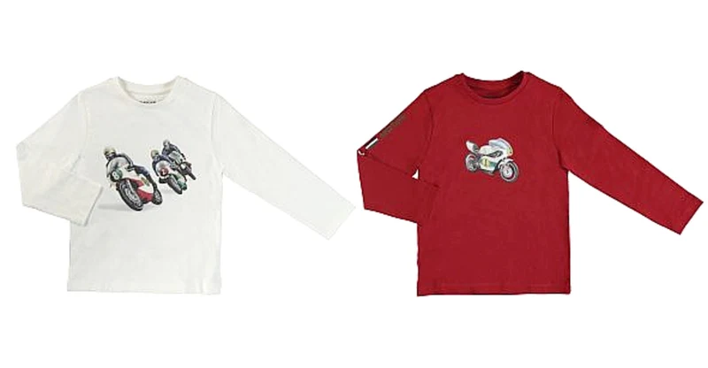 Mayoral Set of 2 pcs - Long Sleeved Biker Tees
