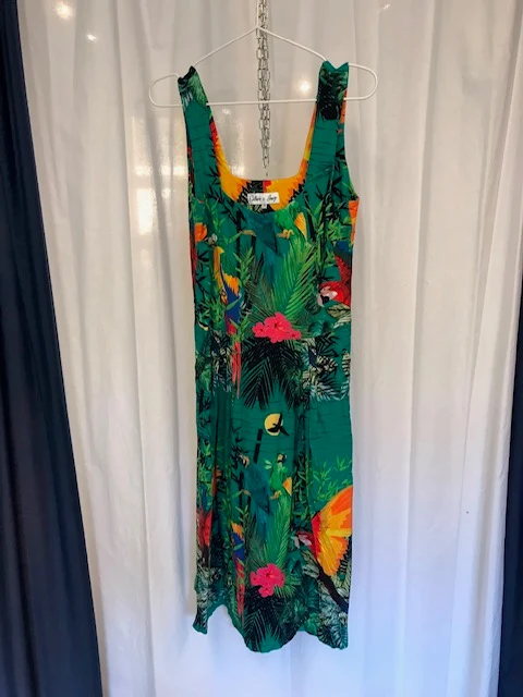 Secondhand: Gerda - Parrot turkos - S