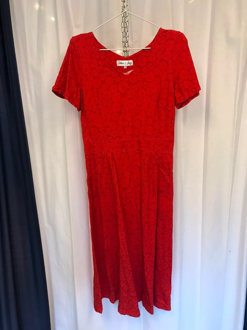 Secondhand: Kerstin - Bluestune red - S