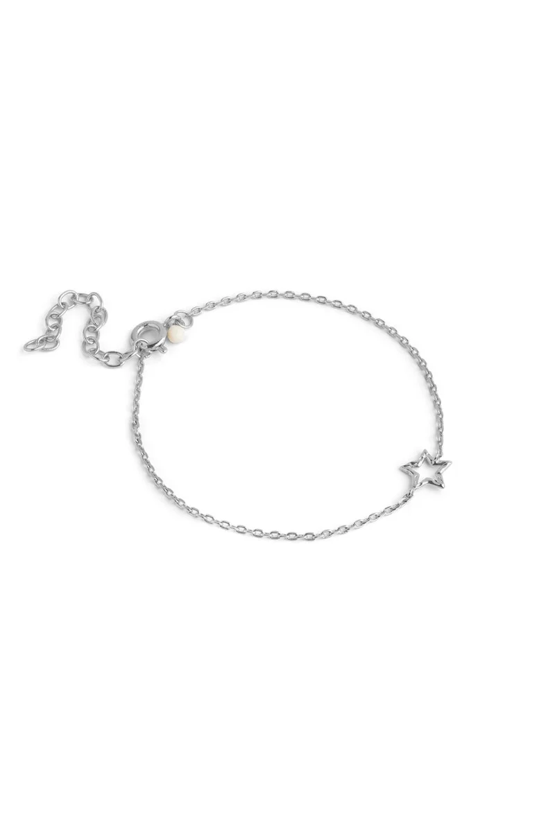 Enamel Copenhagen - Bracelet, Organic Star B168sb - Silver Plated