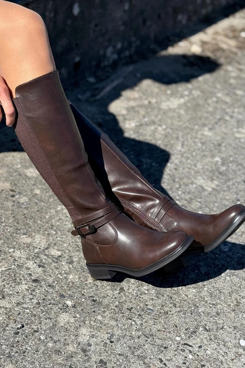 Bloom - Heatherly Boot - Dark Maroon