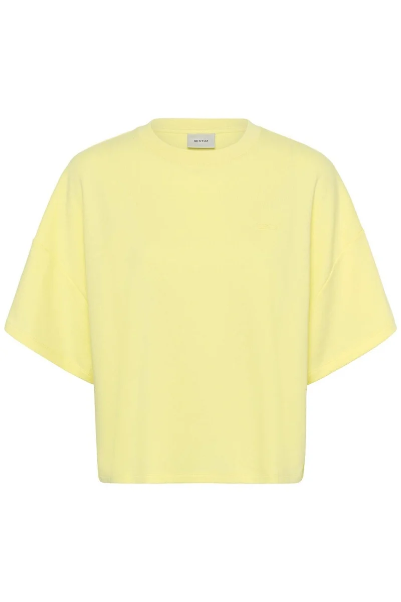 Gestuz - Gzgilsa Sweat Tee 10911431 - 110618 - Wax Yellow