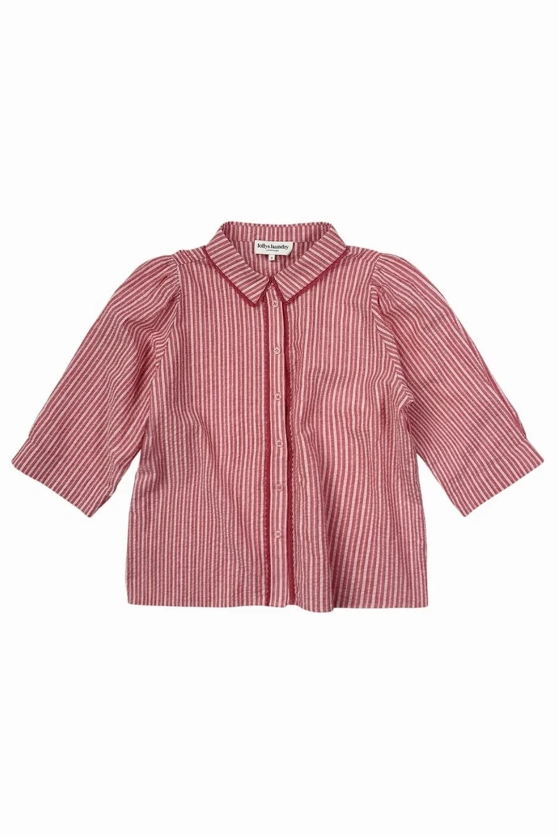 Lollys Laundry - Bonoll Shirt Ss 26271-1029 - 30 - Red