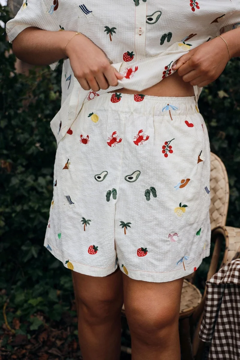 Molly&My x Caroline Dan - Caroline Shorts - Caroline Emb.