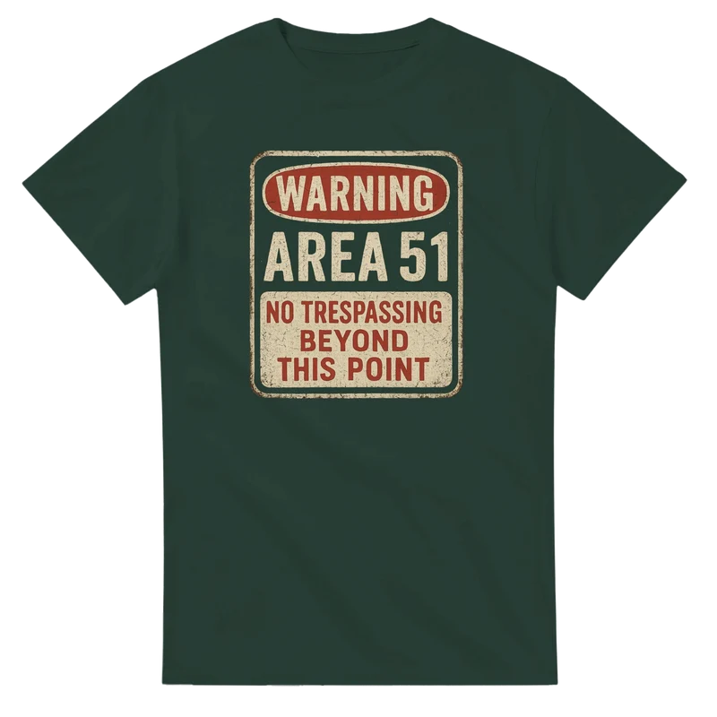 T-shirt - Area 51 Sign
