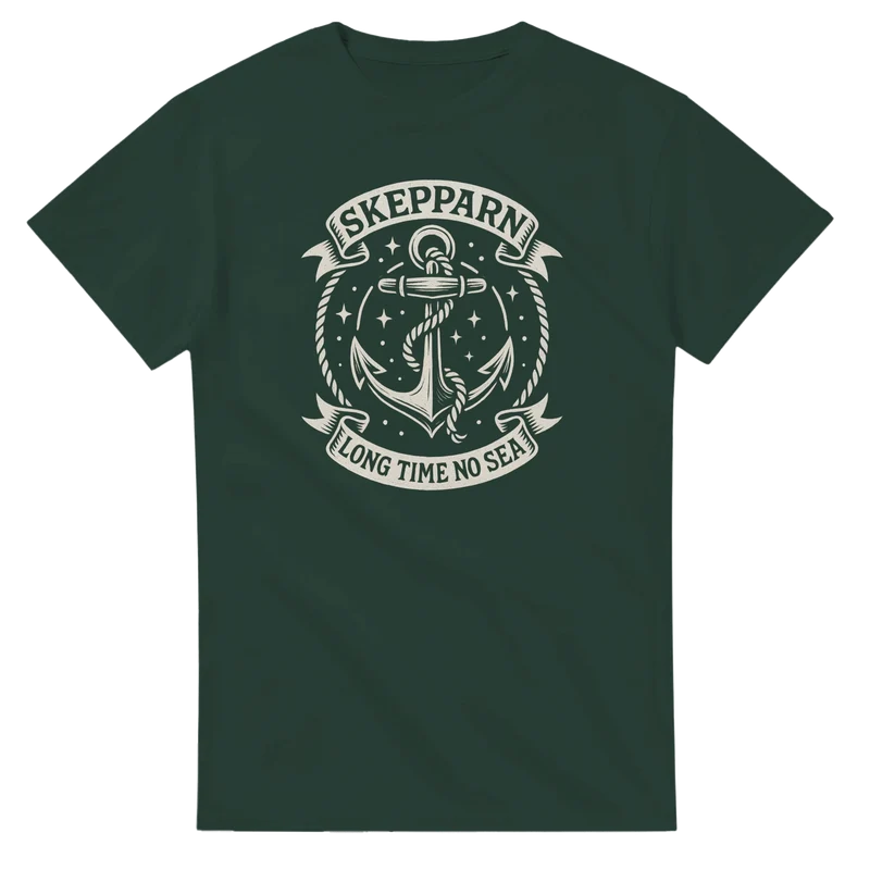T-shirt - Skepparn Long Time No Sea