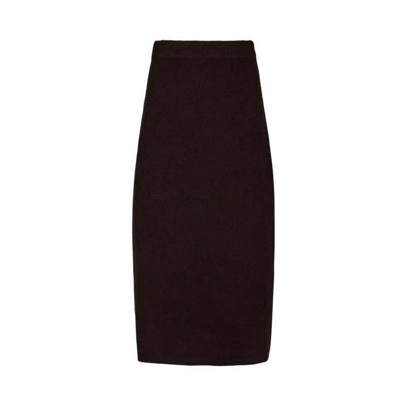 Hynne Knit Skirt - 676 Dark brown