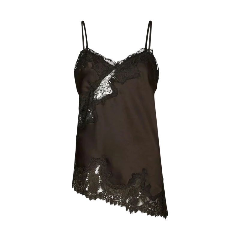 Viole Lace top - 676 Dark brown