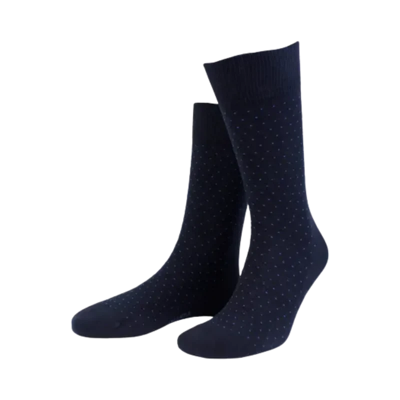 True Micro Dot Sock - Dark Navy