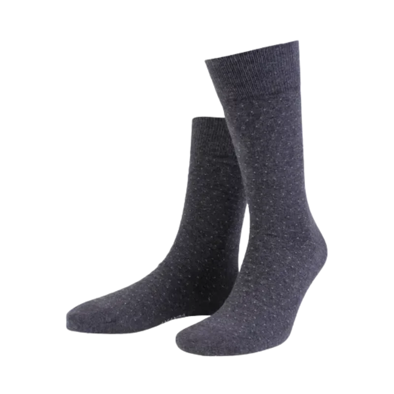 True Micro Dot Sock - 909 Anthracite melange