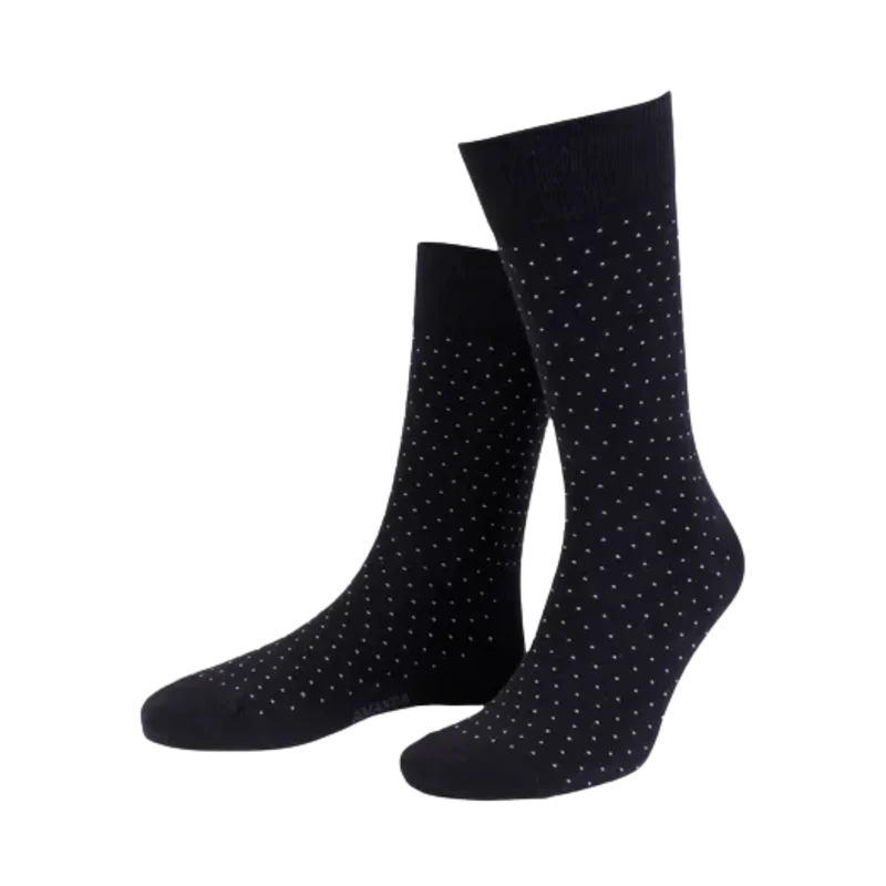 True Micro Dot Sock - Black