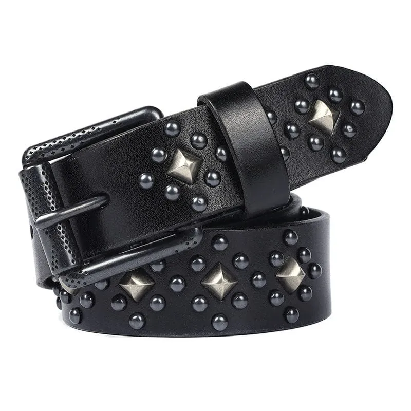 Gothic dubbbälte för män