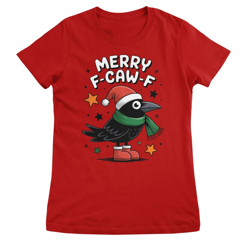 Merry F-CAW-F Girly Tee