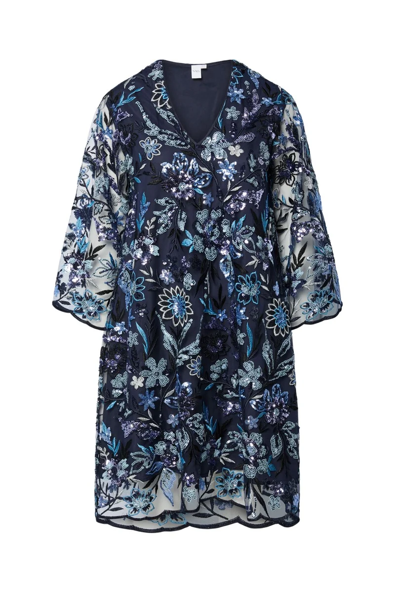 YAS - Yasfliky 3/4 Dress - 4905685 Sargasso Sea