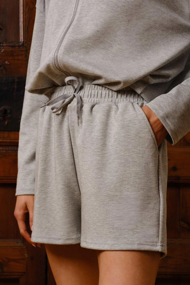 Liberte - Henny Shorts 22397 - Grey Melange