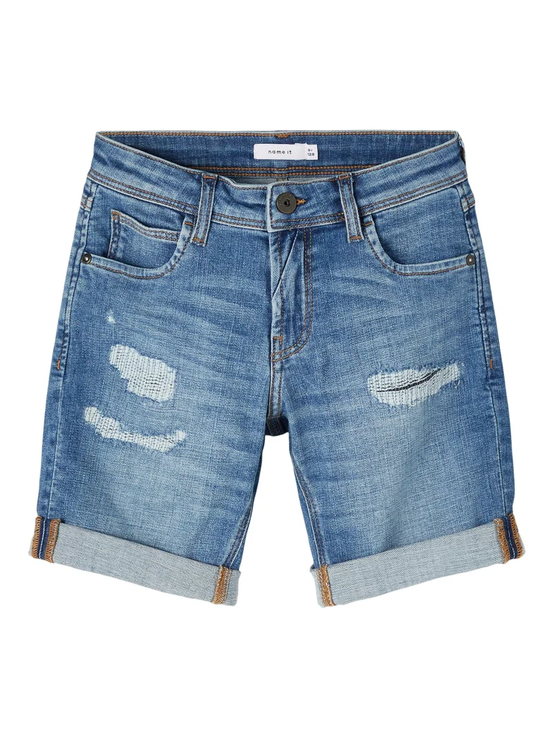 JeansShorts - Sliten look