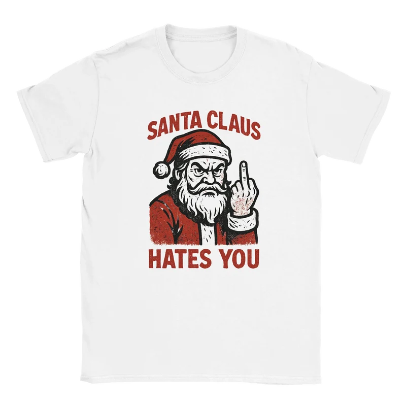 T-shirt - Santa Claus Hates you